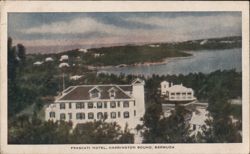 Frascati Hotel, Harrington Sound, Bermuda Postcard