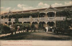 Entrance Mandeville Hotel, Jamaica Postcard