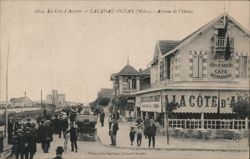 Hotel de la Côte d'Argent, Lacanau-Océan, Avenue de l'Océan France Postcard Postcard Postcard