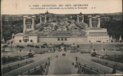 Exposition des Arts Décoratifs, Esplanade des Invalides, Paris Postcard