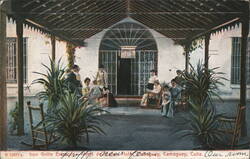 Iron Grille Entrance of Hotel Camaguey, Cuba Postcard