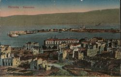 Panorama of Messina, Italy After the 1908 Earthquake Postcard