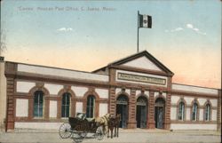 Mexican Post Office, C. Juarez, Mexico Postcard