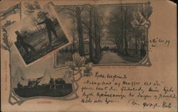 Aamarsch fra Vernes gaard, Ferkundsøvelse, Leirbillede Postcard