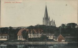 Trondheim Domkirken with Marina - Norway Postcard