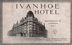 Ivanhoe Hotel, Bloomsbury St, London Postcard