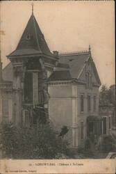 Damaged Chateau at St-Louis, Longwy-Bas, France Postcard