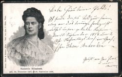 Empress Elisabeth of Austria, Portrait Postcard