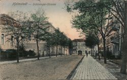 Schöninger-Strasse in Helmstedt, Germany Postcard