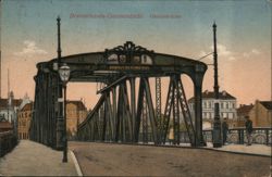 Geestebrücke Bridge, Bremerhaven-Geestemünde, Germany Postcard