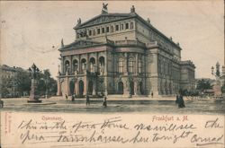 Frankfurt Opera House Postcard