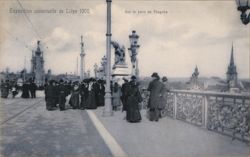 Pont de Fragnée at the 1905 Liège International Exposition Postcard