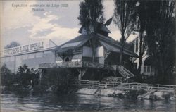 Liege 1905 Universal Exposition Aquarium Building Postcard