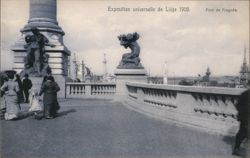 Pont de Fragnée at the 1905 Liège International Exposition Postcard