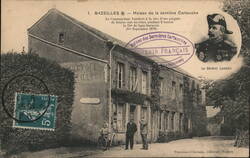 Bazeilles Last Cartridge House & General Lambert Postcard