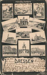 Dresden, Germany: Collection of City Views Postcard