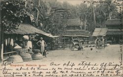 Malacca Market, Singapore Postcard