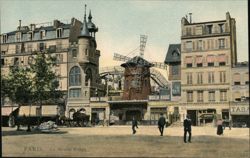 Moulin Rouge, Paris Postcard