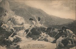 Monte-Carlo: Nymphs at the New Thermal Baths by Galleh Postcard