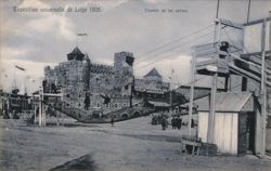 Aerial Railway at the 1905 Liège International Exposition Postcard