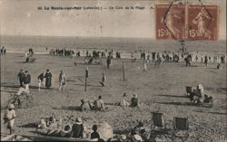 Beach Scene at La Baule-sur-Mer Postcard