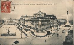 Bordeaux - Allées de Tourny and Cours du XXX Juillet Postcard