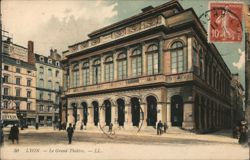 Grand Theatre, Lyon, France Postcard