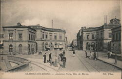 Châlons-sur-Marne: Ancienne Porte, Rue de Marne Postcard