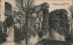 Ruins of the Donjon, Château de Clisson Postcard