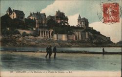 La Malouine and the Pointe du Grouin Bridge, Dinard, France Postcard