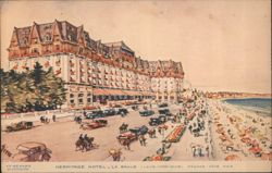 Hermitage Hotel, La Baule, Facade Côté Mer Postcard