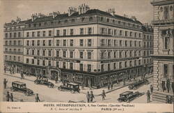 Hotel Métropolitain, 8, Rue Cambon, Paris France Postcard Postcard Postcard