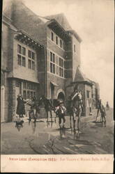 Old Liège Exhibition 1905: Rue Vinâve and Maison Batta de Huy Postcard