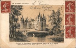 Château de Chanzeaux, 18th and 19th Centuries, Maine-et-Loire Postcard