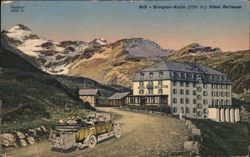 Hotel Bellevue at Simplon-Kulm, Switzerland Postcard