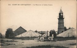 Camp de Coëtquidan: Reservoir and Sundial Postcard