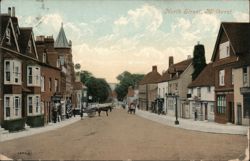 North Street Scene, Midhurst, West Sussex, England Postcard