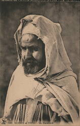 Portrait of a Marabout in Traditional Clothing Postcard