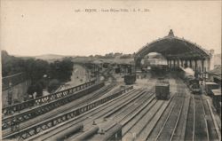 Gare Dijon-Ville Train Station, Dijon, France Postcard