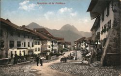 Gruyères and Moléson Mountain View, Switzerland Postcard