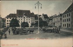 Herrenacker Platz, Schaffhausen, Switzerland Postcard