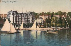 Beau-Rivage Palace Hotel, Ouchy, Switzerland Postcard