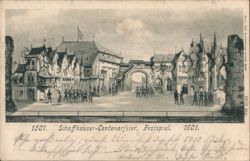 1501 Schaffhauser-Centenarfeier Festspiel 1901 Postcard