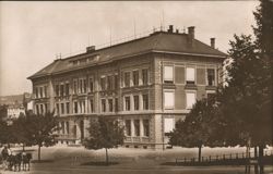 Emmersberg School in Schaffhausen, Switzerland Postcard