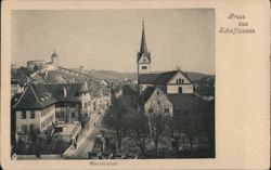 Munsterplatz, Schaffhausen, Switzerland Postcard Postcard Postcard