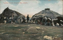 Mazinka Houses, Graphite Bay, Siberia Postcard