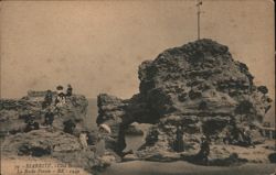 La Roche Percée, Biarritz, Côte Basque Postcard