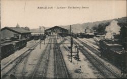 Bar-le-Duc Railway Station Postcard