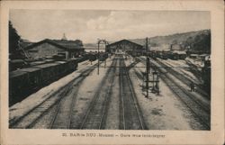 Bar-le-Duc Train Station Interior View, Meuse, France Postcard