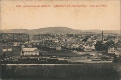 Héricourt, Haute-Saône: General View Postcard